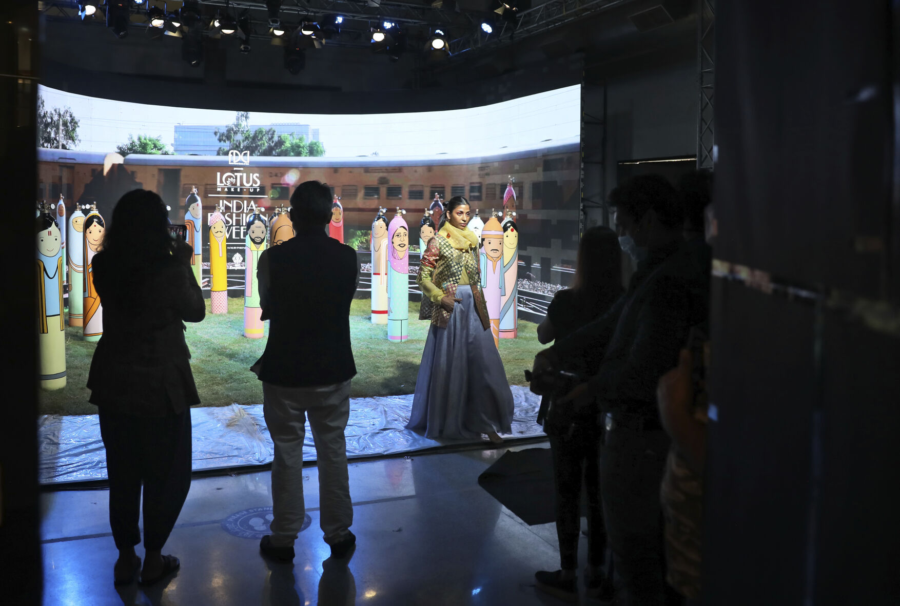 Virus Outbreak India Digital Fashion Week Photo Gallery